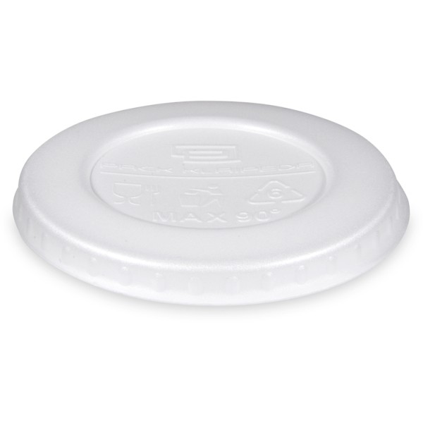 Deckel zu Thermobehälter (XPS) 500ml, weiß Ø140mm