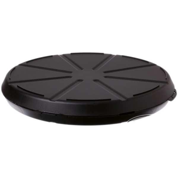 Mehrweg-Pizzabox mit Deckel 350x45mm, schwarz