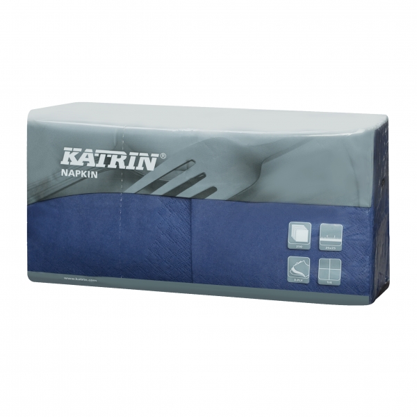 Blau Katrin Premium Servietten papier 240mm 3-lagig 1/4 Falz