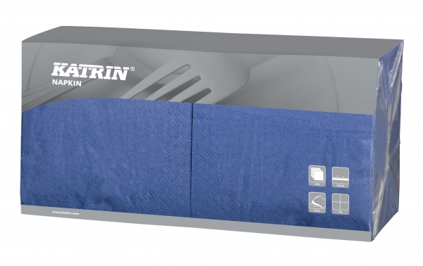 Blau Katrin Premium Servietten papier 330mm 3-lagig 1/4 Falz