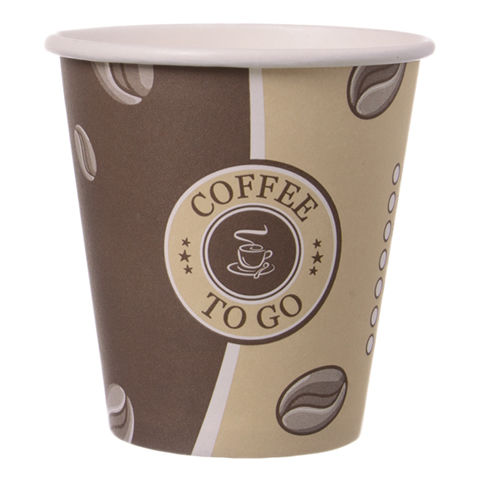0,2 Coffee to goo 1000 STK Hartpapier Becher Kaffeebecher Pappbecher 