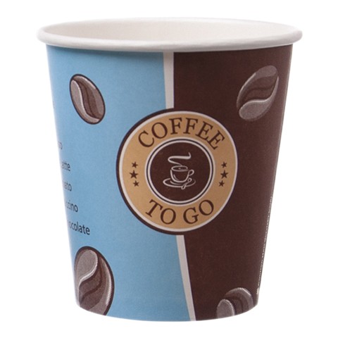 B5 Coffee To Go Becher ppk 180ml Coffee Cup Topline mit Motiv, Kaffeebecher