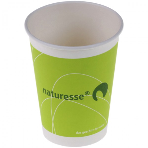Bio Coffee To Go Becher ppk 200ml Coffee Cup grün, Kaffeebecher kompostierbar