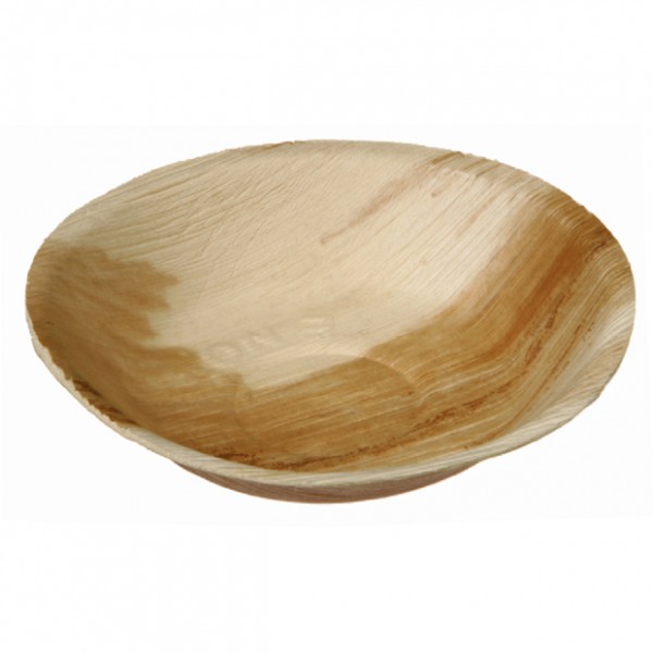 Palmblatt Bowle rund, Ø 18cm, 3,5 cm tief, ca. 350ml