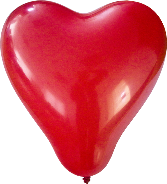 Luftballons Herz rot 300mm