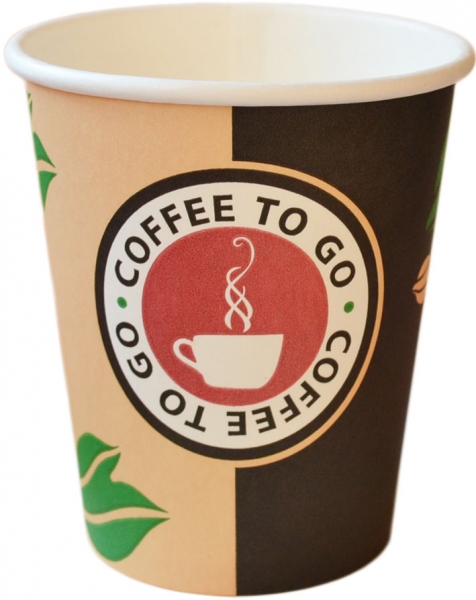 B2 Coffee To Go Becher ppk 300ml beschriftet Coffee Cup "Coffeetime", Kaffeebecher