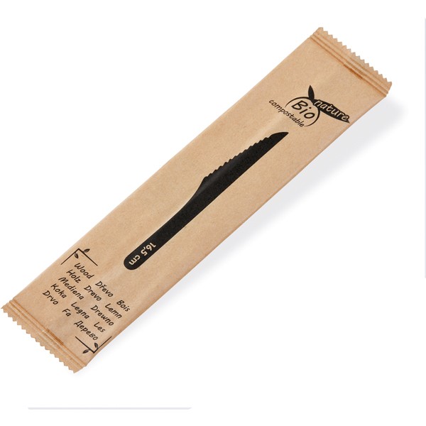 Messer aus Holz 16,5cm einzeln verpackt